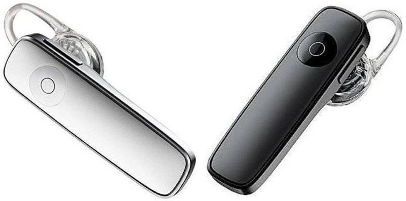 MECKWELL COMBO P20 Bluetooth Support to All Smart phone Bluetooth Headset  (Black, Silver, True Wireless)