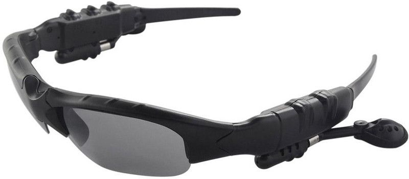 GLARIXA Sunglasses Earphone Smart Glasses Headset Music Headphone for Android, iOS Bluetooth Headset  (Black, In the Ear)