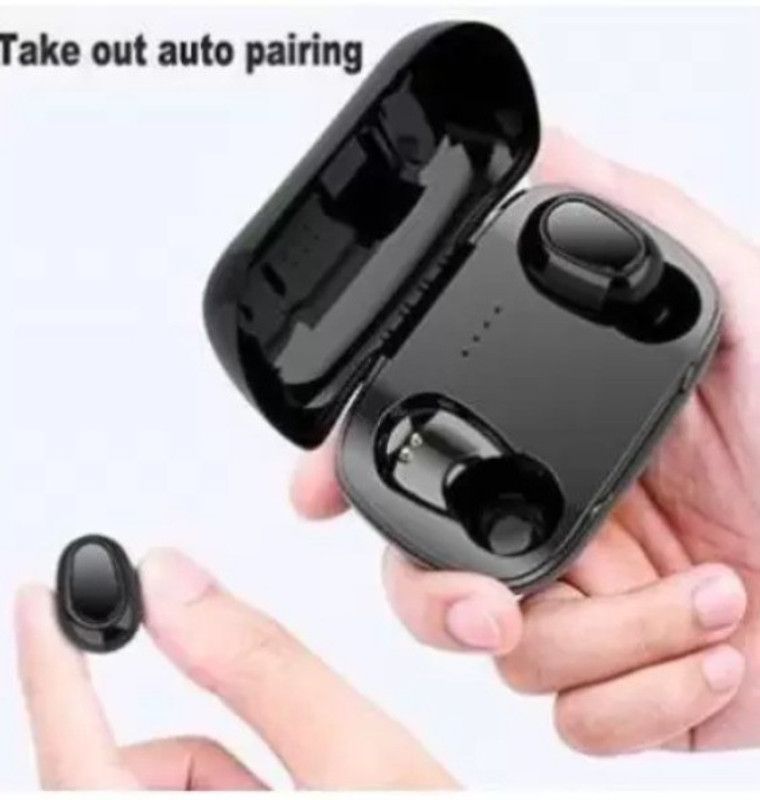 GUGGU VLQ_651L_TWS L21 Wireless Earbuds Bluetooth Headset Bluetooth Headset  (Black, True Wireless)