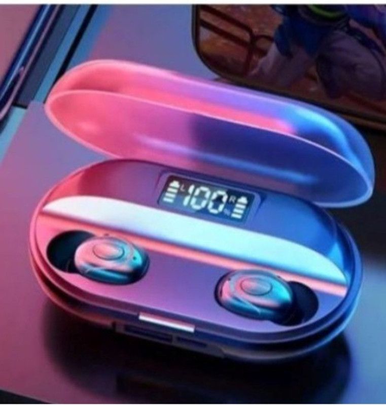 GUGGU VTJ_498F_TWS T2 Wireless Earbuds Bluetooth Headset Bluetooth Headset  (Black, True Wireless)