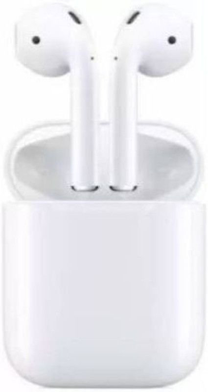 ashron I12Twins Bluetooth Headset for all Smartphones N00136 Bluetooth Headset  (White, True Wireless)