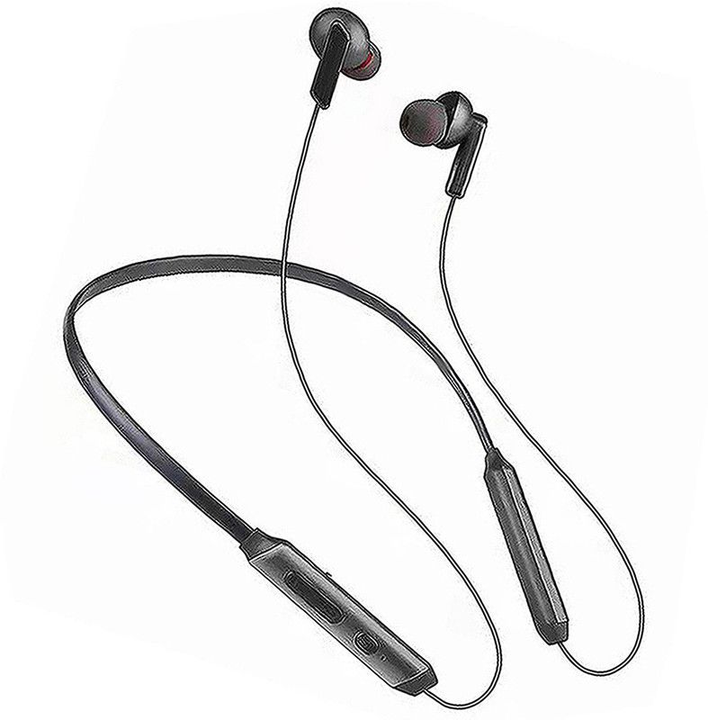 CIHROX 28 HOURS Music Playback BATTERY 5.0 Bluetooth Wireless SPORT HEADSET Bluetooth Headset  (Black, In the Ear)