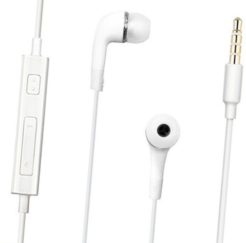 Alishark Ultra Bass sa.ms_ung earphone Wired Headset  (White, In the Ear)