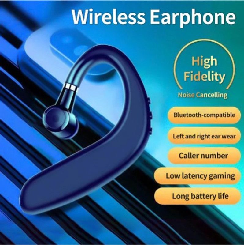 GUGGU UTJ_411C_S109 Wireless Earbuds Bluetooth Headset Bluetooth Headset  (Black, True Wireless)