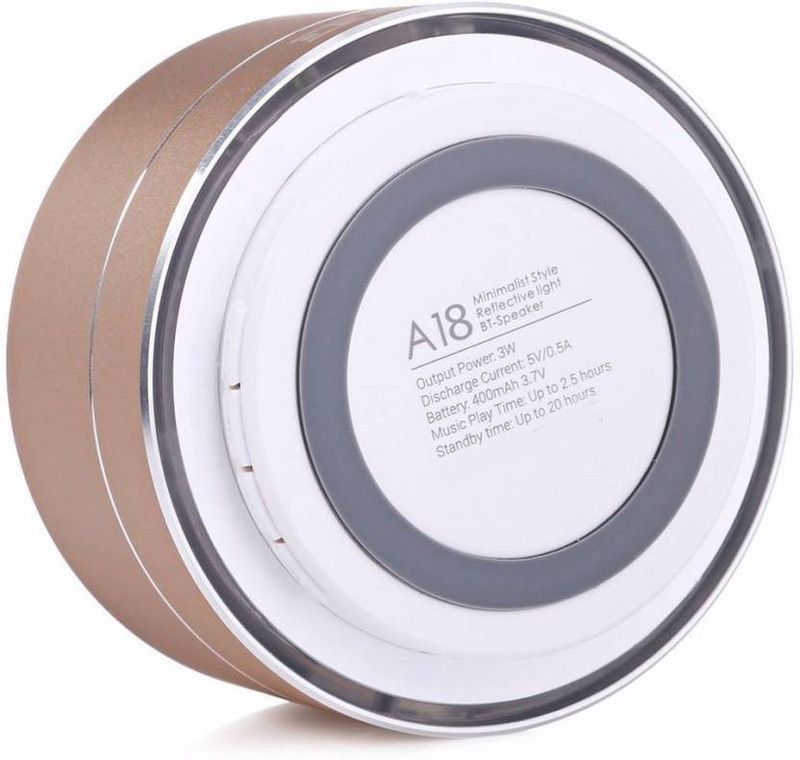 JANROCK A18 mini metal wireless speaker multi-functions portable speaker with mic 5 W Bluetooth Speaker  (Multicolor, 4.1 Channel)
