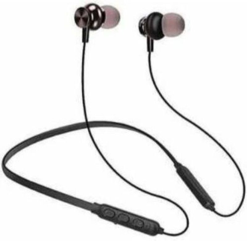 SYARA THB_414D HP17 Neck Band Bluetooth Headset Bluetooth Headset  (Black, In the Ear)
