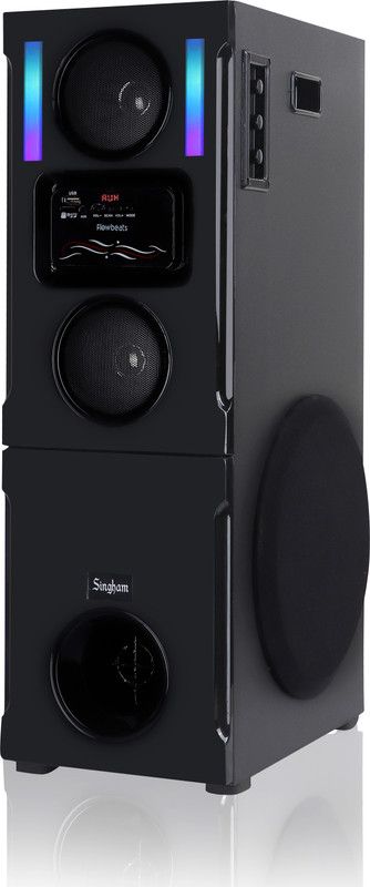 Flowbeats Fts 20 Singham Tower Speaker 25000 W Bluetooth Tower Speaker  (Black, 3.1 Channel)
