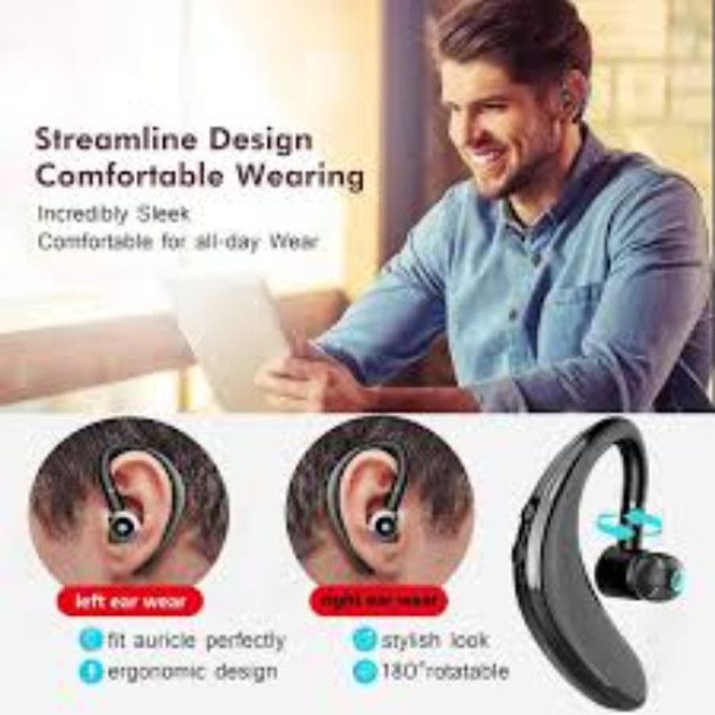 UUK_429I_S109 Wireless Earbuds Bluetooth Headset Bluetooth Headset  (Black, In the Ear)
