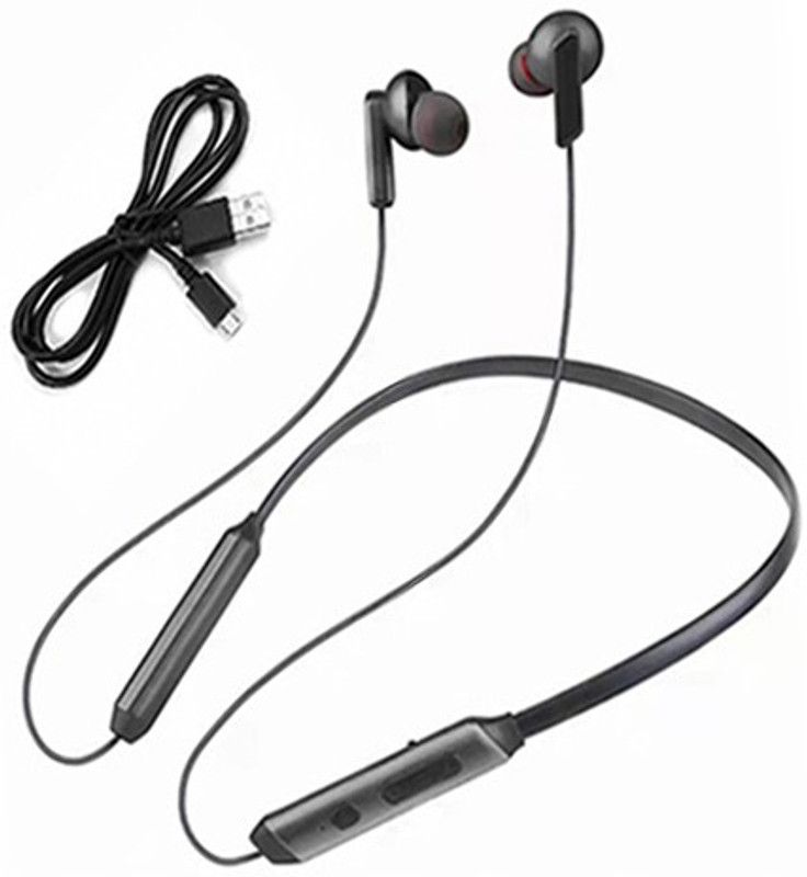 Chaebol Bluetooth Earphone Headphone with Mic Sweatproof Sports Bluetooth Headset  (Black, In the Ear)
