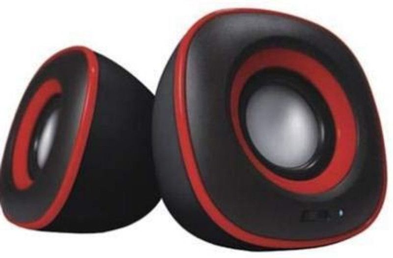 TERABYTE TERABYTE ELIPTIC TB 015 1 W Laptop/Desktop Speaker  (Red, Black, Mono Channel)