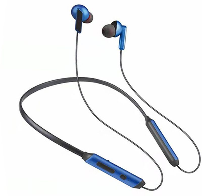 CIHROX LONG BETTERY LIFE WIRELESS STRONG BASS BLUETOOTH HEADSET Bluetooth Headset  (Blue, On the Ear)