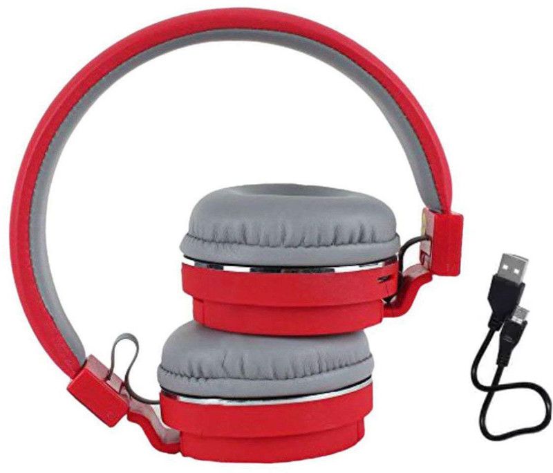 pinaaki Best Demand VIV.O |OPP.O| Mobile Premium HD Sound TF card Bluetooth Headset  (Red, True Wireless)