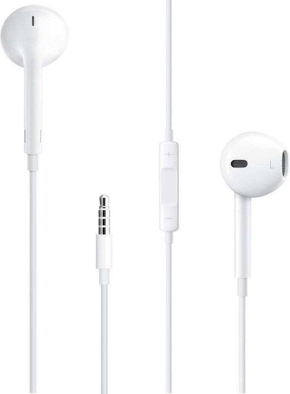 EMINOADS U&i 702 High Bass Wired Headset  (White, In the Ear)