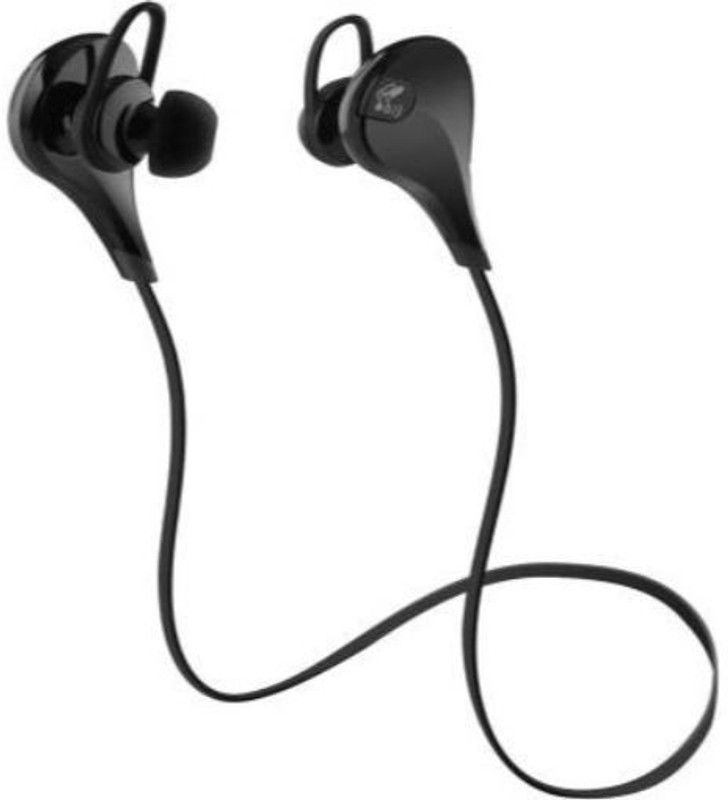 SYARA UAJ_444N_ JOGGER Bluetoth Headset for all Smart phones Bluetooth Headset  (Black, In the Ear)
