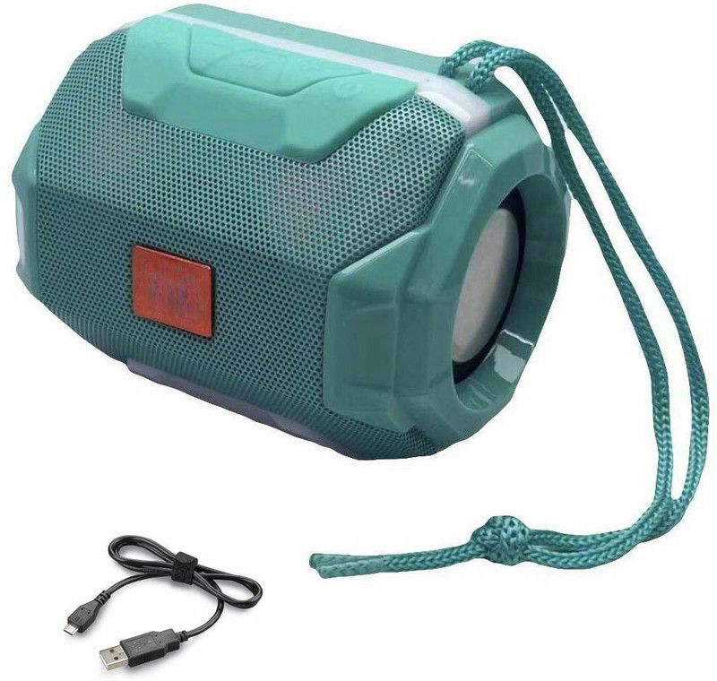 Megaloyalty TOP SALE Portable Smart Speaker Wireless Rechargeable Speaker With LED Light Flash Lamp Speaker 10 W Bluetooth Speaker  (GREEN, Stereo Channel)