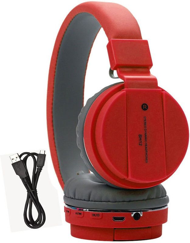Ruhi Collection Hot Deal Sports Wireless Bluetooth Headphone with FM/SD CardSlot Bluetooth Headset  (Multicolor, On the Ear)