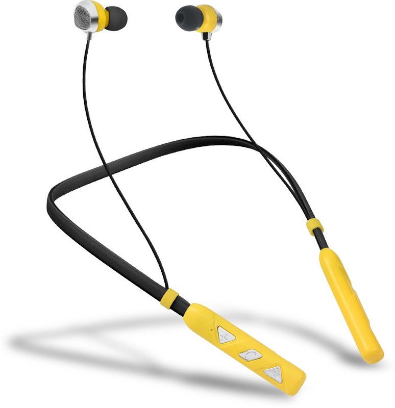 BEPRO BePro_ELITE_01 Bluetooth Headset  (Black, Yellow, In the Ear)