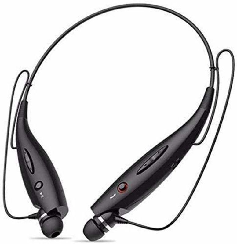 FEPPO HBS-730 Wireless/Bluetooth Bluetooth Headset  (Black, In the Ear)