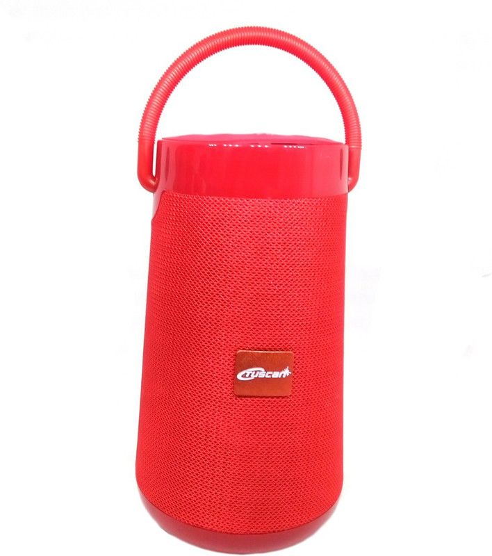 Tuscan 10 watts Bluetooth Speaker with USB, FM Radio & carry handle 10 W Bluetooth Speaker  (Red, 2.0 Channel)