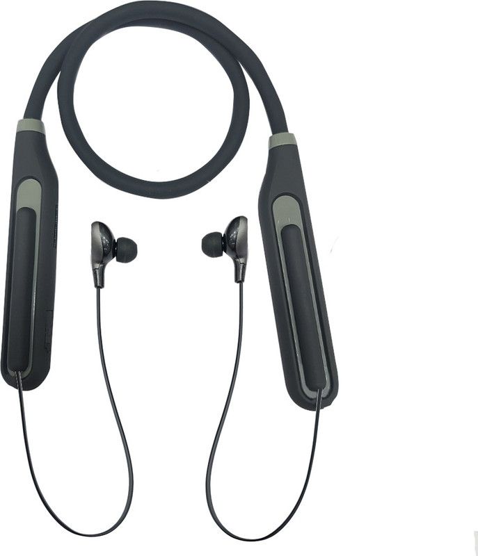 ANY KART Latest Design Bluetooth Neckband for Listening Music during Exercising Bluetooth Headset  (Black, In the Ear)