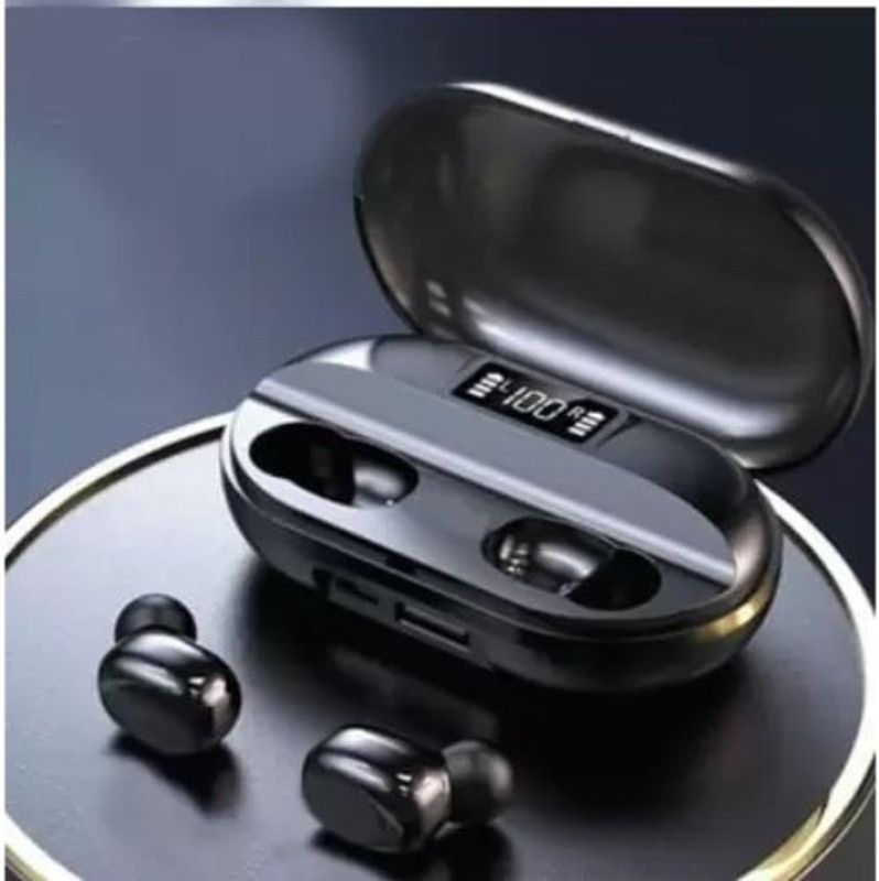 ZETATECH Exclusive TWS T2 Wireless Earbuds with 1500Mah Powerbank & ASAP charge ANC Z4 Bluetooth Headset  (Black, True Wireless)
