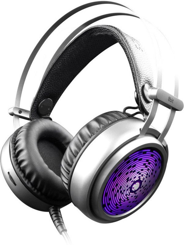 ZEBRONICS 8 bit Gaming Headphone Wired Gaming Headset  (Black, On the Ear)