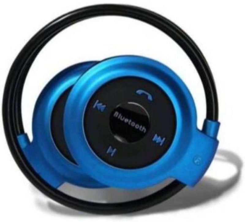 GUGGU PUW_642I_Mini 503 bluetooth Headset for all Smart phones Bluetooth without Mic Headset  (Blue, On the Ear)