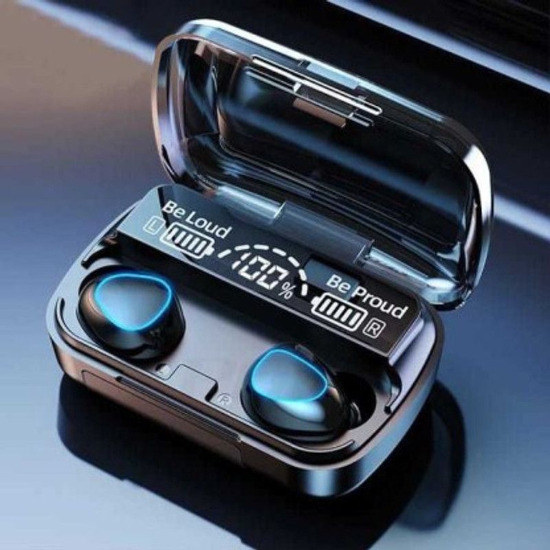 M10 TWS Wireless Earphone Sport Headsets Noise Reduction T4 Bluetooth Headset 3 Bluetooth Headset  (BLACK, In the Ear)