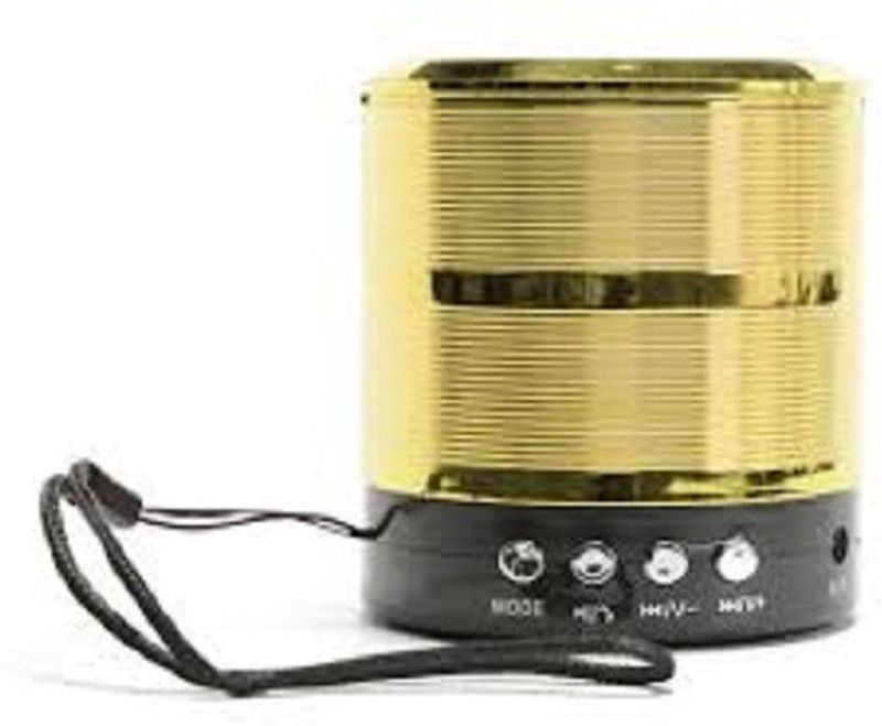 Buy Genuine Stereo Sound With Mic & Reflective LED 5 W Bluetooth Home Theatre  (Gold, Stereo Channel)