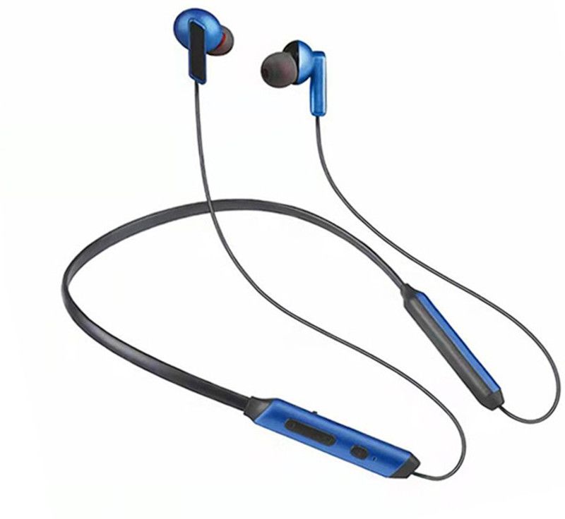 CIHROX 12 HOURS BATTERY BACKUP LONG BETTERY LIFE WIRELESS BLUETOOTH Bluetooth Headset  (Blue, In the Ear)