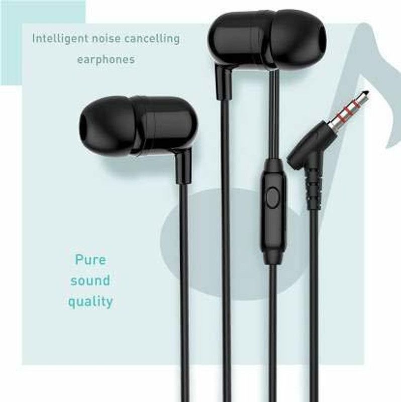 Balaji Comunication Earphone Wired Headset  (Black, White, In the Ear)