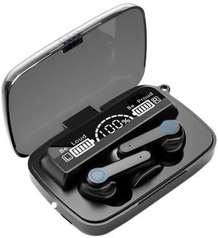 Nexbird Premium TWS M19 Wireless Headphones LED Digital Touch Control Display N10 Bluetooth Headset  (Black, True Wireless)