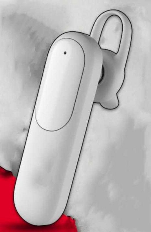 THE MOBILE POINT SE-04 Best Quality Stylish,Single Ear Wireless Universal Earphone Bluetooth Headset  (White, True Wireless)