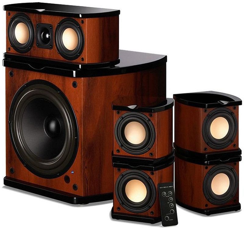 Swans M20-5.1 Home Theatre  (Walnut/piano lacquer, 5.1 Channel)