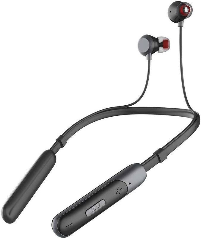 BELL BLBHS140 Bluetooth wireless neckband in Ear Headset with deep bass 30H Play Time Bluetooth Headset  (Grey, In the Ear)