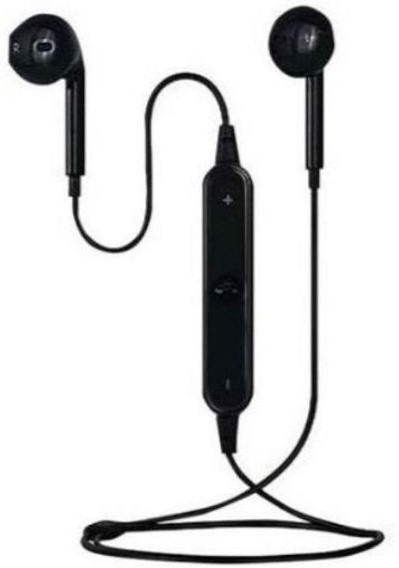 GUGGU LCS_654M_ S6 bluetooth Headset for all Smart phones Bluetooth without Mic Headset  (Black, In the Ear)