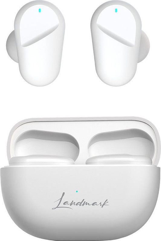 Landmark LM BH116-White My Buds in-ear True Wireless Bluetooth Headset  (White, True Wireless)