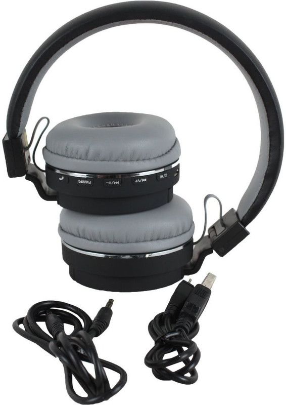 KEMIPRO SH_12_HEADPHONE Bluetooth Headset  (Black, On the Ear)