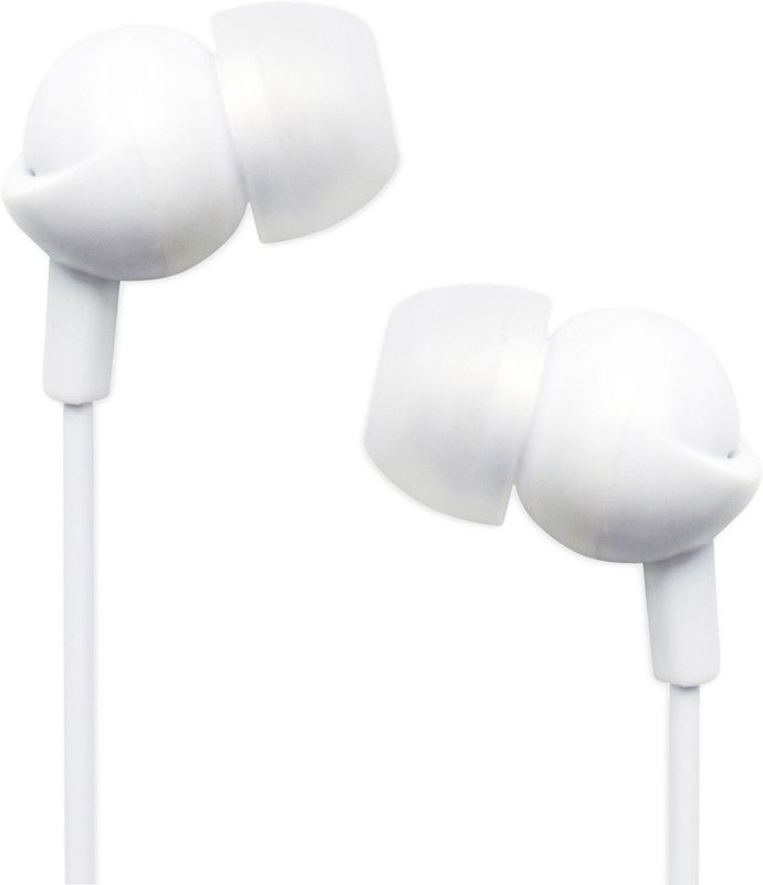 Dainty Ultra Deep Extra Bass 500 Wired Headset  (White, In the Ear)