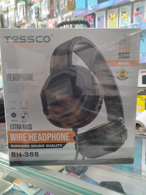 Bh-388 Wired without Mic Headset  (Black, On the Ear)
