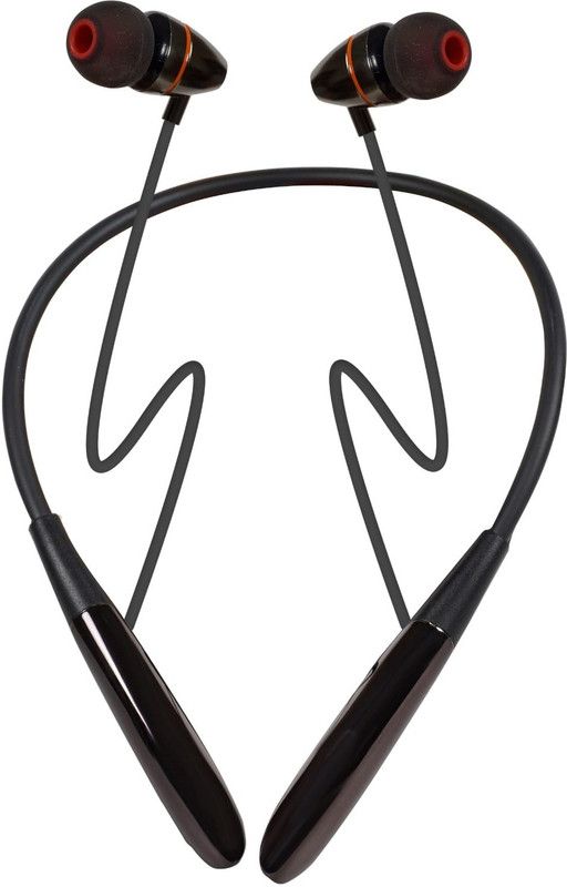 Sendily 40 HOURS HIGH BASS WIRELESS BLETOOTH NECKBAND Bluetooth Headset  (Multicolor, True Wireless)