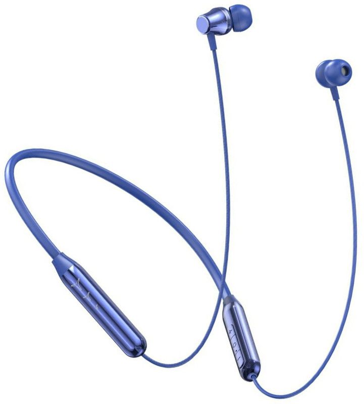 ROKAVO Blue new Fashion Headphone Headset neckband earphone earbuds super bass Bluetooth & Wired Headset  (Blue, Green, In the Ear)