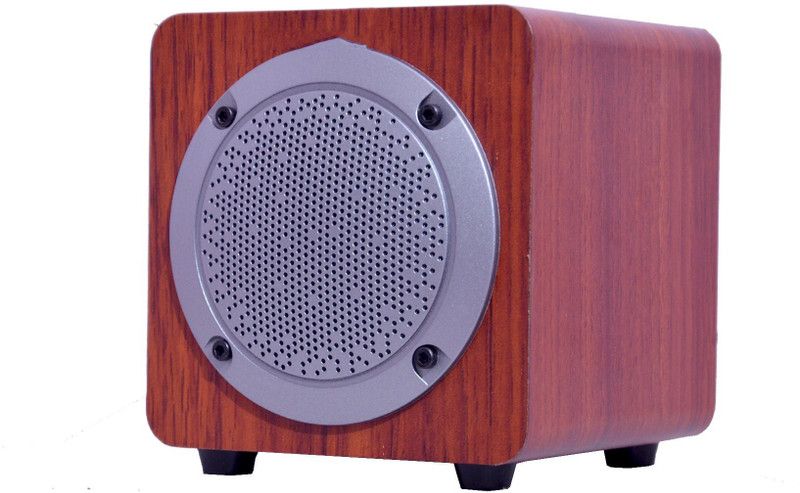 Fiiasa Portable Wooden Rechargeable Bluetooth Speaker Audio Player Play TF Card, Pen Drive and Auxiliary 3 W Bluetooth Speaker (Memory Card Slot/Pen Drive/Mic/Fm Radio) 30 W Bluetooth Laptop/Desktop Speaker  (Brown, Stereo Channel)