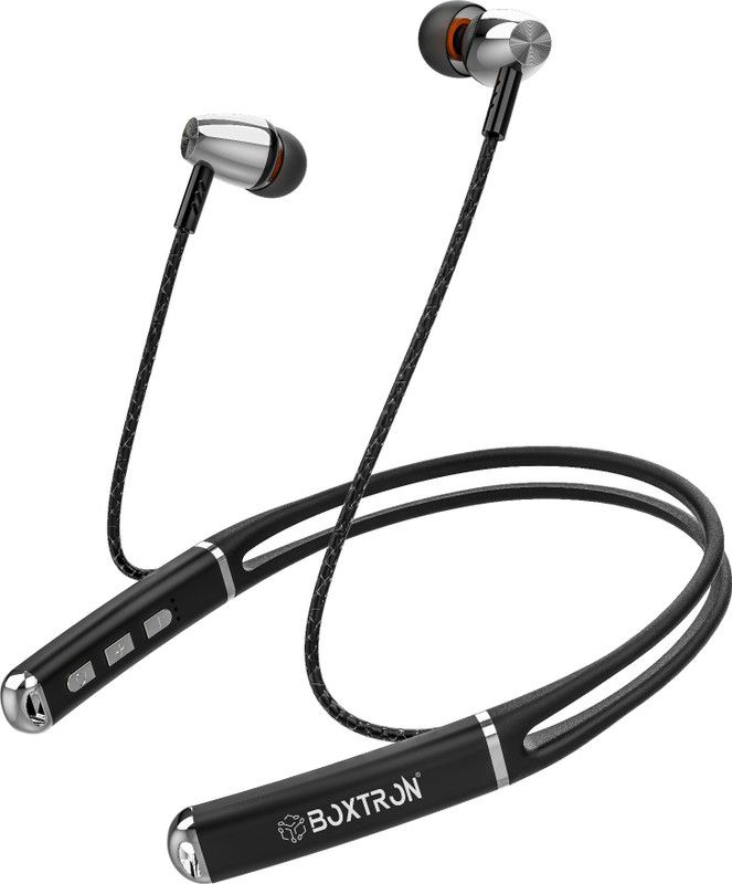 Boxtron BXNB31B Bluetooth Headset  (Black, In the Ear)