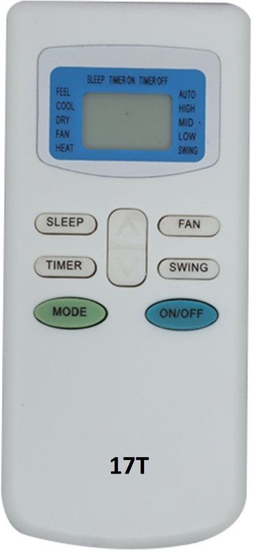Upix SH-17T AC Remote Compatible for TCL AC (EXACTLY SAME REMOTE WILL ONLY WORK) Remote Controller  (White)