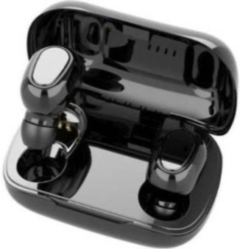 GUGGU YJE_693K_mTWS L21 Bluetooth Headset for all Smart phones Bluetooth Headset  (Black, True Wireless)