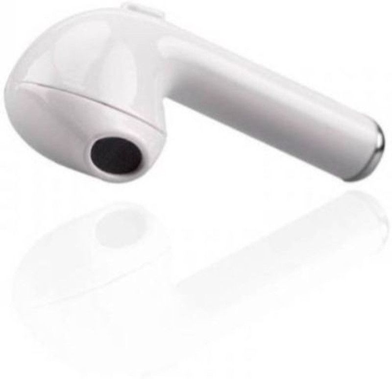 GUGGU YJO_480Z HBQ I7R bluetooth for all Smartphones without Mic Bluetooth without Mic Headset  (White, In the Ear)
