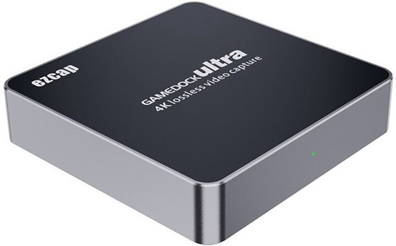 microware Ezcap 326B GameDock Ultra 4K Lossless Video Capture device from camera Media Streaming Device  (Silver, Black)