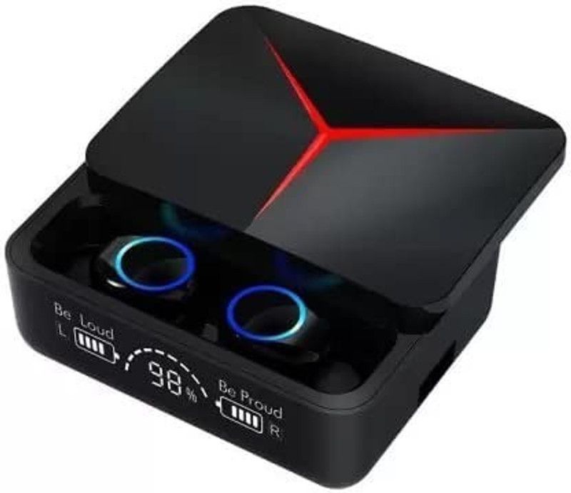 M90 Pro TWS Earbuds Bluetooth 5.2 Type-C with Power Bank Bluetooth Headset  (BLACK, True Wireless)