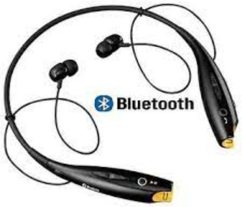 TGJ_420F_HBS 730 Neck Band Bluetooth Headset Bluetooth Headset  (Black, In the Ear)